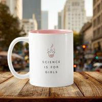 La science est pour les filles Cool moderne tendan