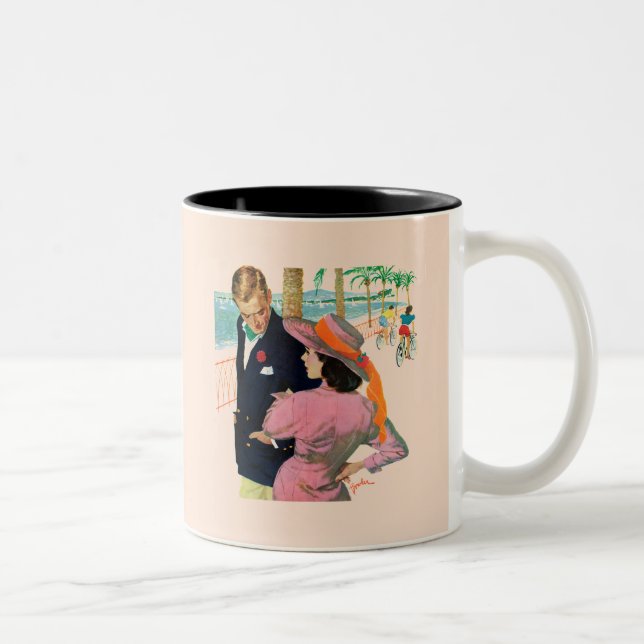 Tasse 2 Couleurs La stratégie de l'amour (Droit)