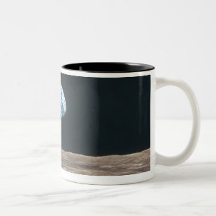 Tasse 2 Couleurs La terre vue de la lune