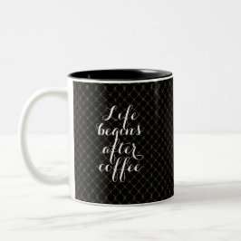 Tasse 2 Couleurs La vie commence après café