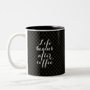 Tasse 2 Couleurs La vie commence après café