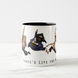 Tasse 2 Couleurs La vie d'un pirate pour moi