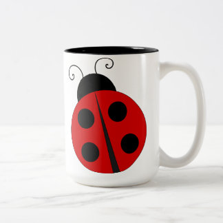 TASSE 2 COULEURS LA VIE MIGNONNE DE COCCINELLE