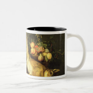 Tasse 2 Couleurs La vie toujours avec le jeu et le fruit