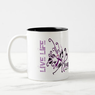 Tasse 2 Couleurs La vie vivante de #LUPUS et survivent… !