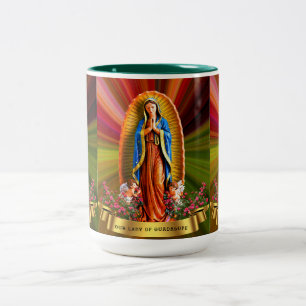 Tasse 2 Couleurs La Vierge de Guadalupe