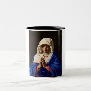 Tasse 2 Couleurs La Vierge Marie en prière