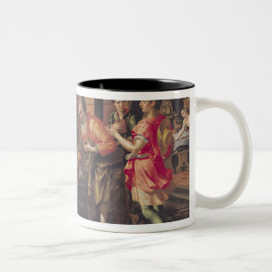 Tasse 2 Couleurs Laban présentant Eliezer à son père, 1562