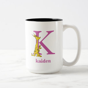 Tasse 2 Couleurs L'ABC de Dr Seuss : Lettre K - Violet Ajoutez vo