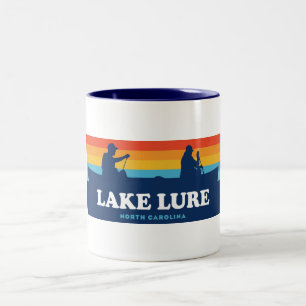 Tasse 2 Couleurs Lac Lure Canoë Caroline du Nord