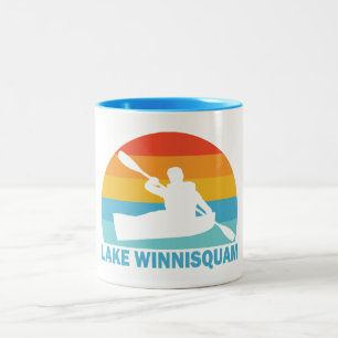 Tasse 2 Couleurs Lac Winnisquam New Hampshire Kayak