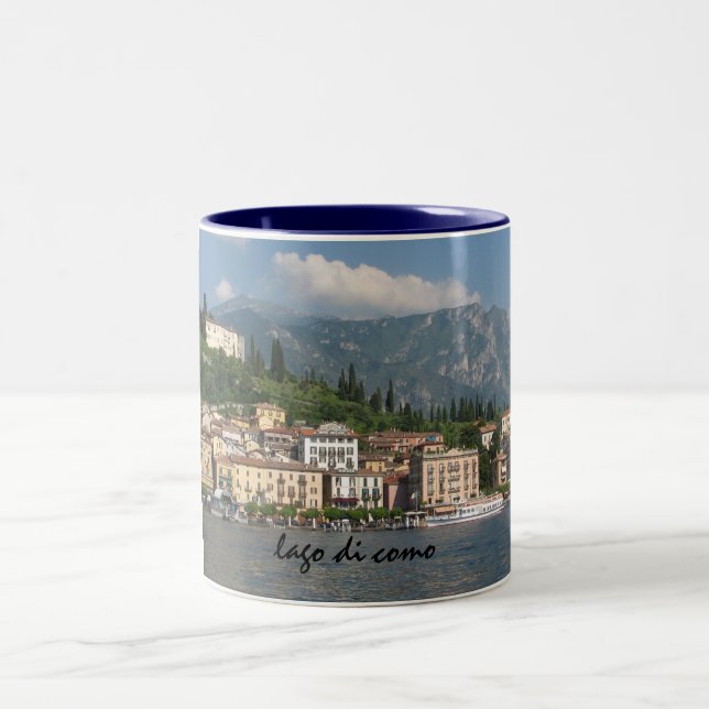 Tasse 2 Couleurs lago di como (lac Como) (Centre)