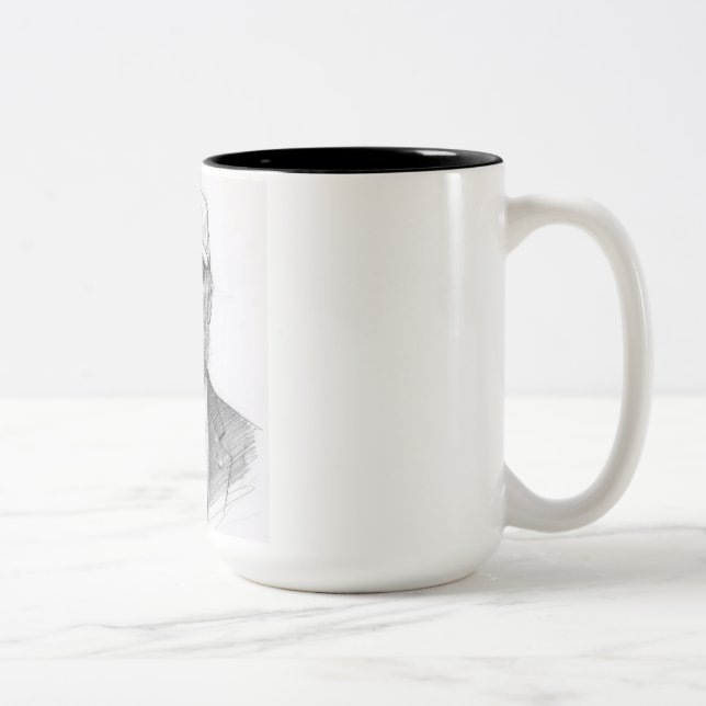Tasse 2 Couleurs L'air de Donald Trump. (Droit)