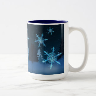 Tasse 2 Couleurs Laisse-le neiger