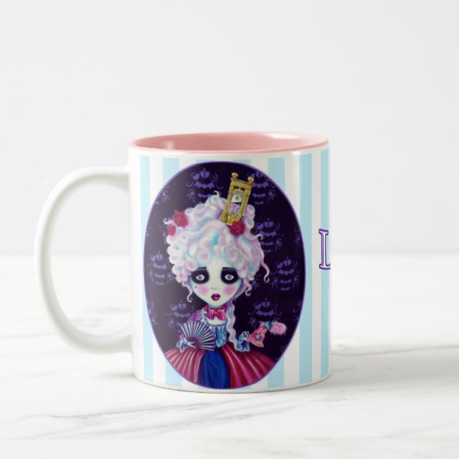 Tasse 2 Couleurs Laissez-les manger le gâteau (Gauche)