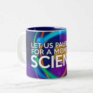 TASSE 2 COULEURS LAISSONS NOUS FAIRE UNE PAUSE POUR UN MOMENT DE SC