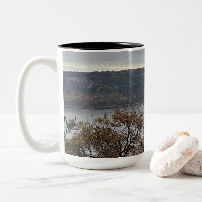 Tasse 2 Couleurs Lake Nature (Avec donut)