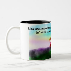 Tasse 2 Couleurs l'amour de jésus ici 