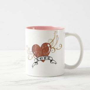 Tasse 2 Couleurs L'amour de Valentine