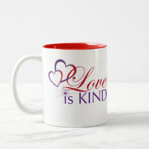 Tasse 2 Couleurs L'amour est une sorte de Mug—Deux tons rouges
