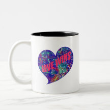 L'amour gagne la conception cardiaque