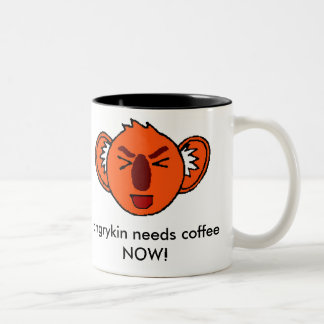 Tasse 2 Couleurs l'angrykin a besoin de café MAINTENANT !