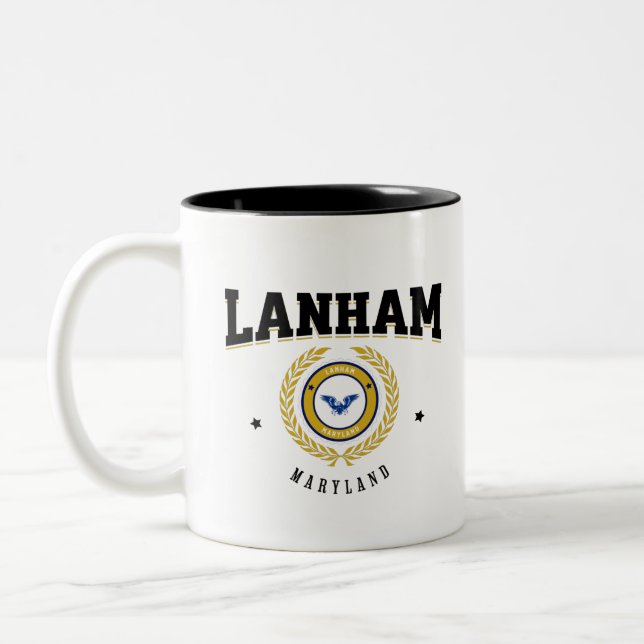 Tasse 2 Couleurs Lanham Maryland Black (Gauche)