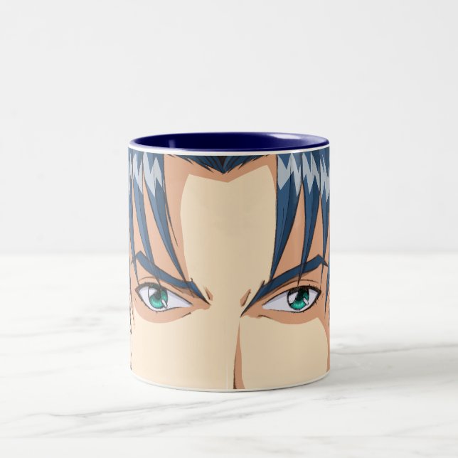 Tasse 2 Couleurs L'Anime et le Manga fait face (Centre)