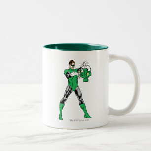 Tasse 2 Couleurs Lanterne verte avec la lanterne