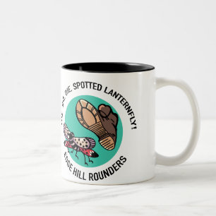 Tasse 2 Couleurs Lanternfly tacheté