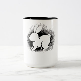 Tasse 2 Couleurs Lapin Blanc