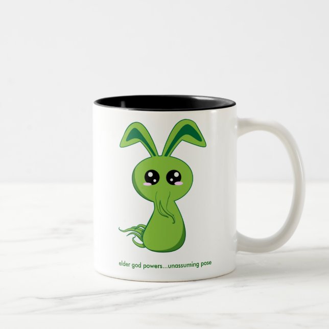 Tasse 2 Couleurs Lapin de Cthulhu (Droit)