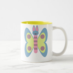 Tasse 2 Couleurs Lapin papillon hybride adorable Kawaii
