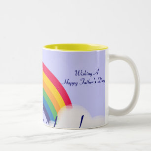 Tasse 2 Couleurs L'arc-en-ciel du papa ! - Personnaliser