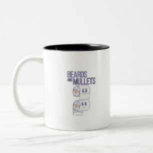 Tasse 2 Couleurs Larmes et Mullets Toilettes Papier Drôle