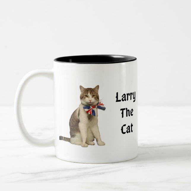 Tasse 2 Couleurs Larry The Cat (Royaume-Uni) (Gauche)
