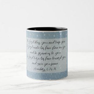 Tasse 2 Couleurs L'art des versets de la Bible chrétienne
