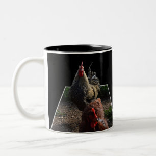 Tasse 2 Couleurs L'Art Du Popout De Coq Spotté,
