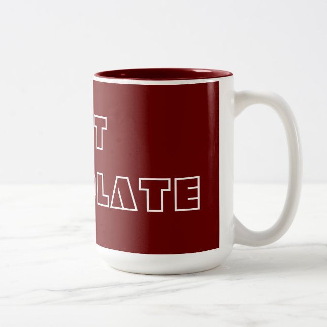 TASSE 2 COULEURS L'ART MODERNE DU CHOCOLAT CHAUD (Droit)