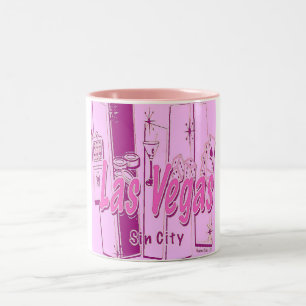 Tasse 2 Couleurs Las Vegas Pop Art Retro
