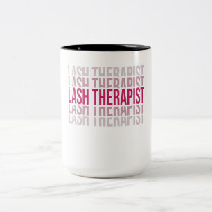 Tasse 2 Couleurs Lash Thérapeute Lash Artiste Lash Tech Las