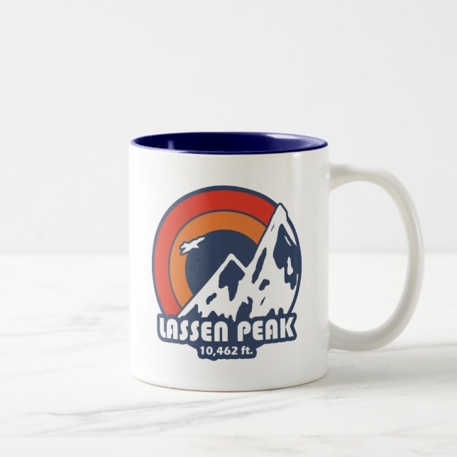 Tasse 2 Couleurs Lassen Peak California Sun Eagle (Droit)