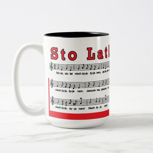 Tasse 2 Couleurs Lat de Sto ! Chanson (Gauche)