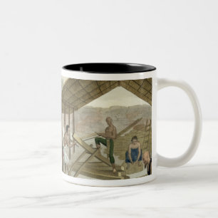 Tasse 2 Couleurs L'atelier de menuiserie dans Kupang, Timor,