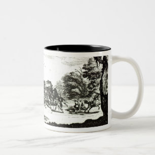 Tasse 2 Couleurs L'attaque sur la diligence