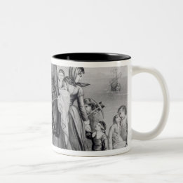 Tasse 2 Couleurs L'atterrissage des pèlerins