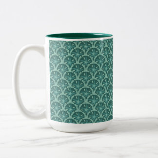 Tasse 2 Couleurs Lattice Turquoise Nautique