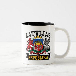 Tasse 2 Couleurs Latvijas Republika