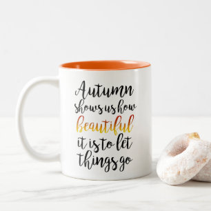 Tasse 2 Couleurs L'automne nous montre