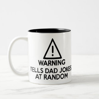 Tasse 2 Couleurs L'avertissement, raconte des plaisanteries de papa